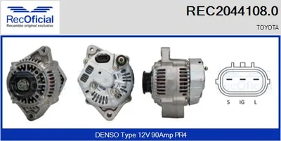 Alternator Toyota MR2 II
