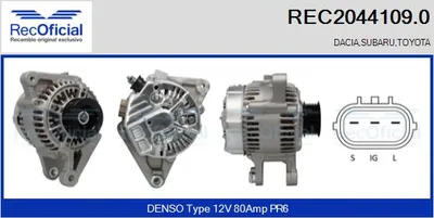 Alternator Toyota CELICA Coupe · Toyota MR2 III · Toyota RAV 4 II