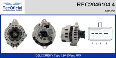 Alternator Daewoo ESPERO