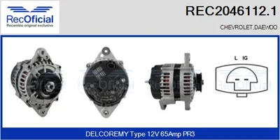 Alternator Chevrolet MATIZ · Chevrolet SPARK