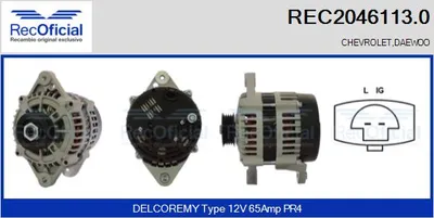 Alternator Chevrolet MATIZ