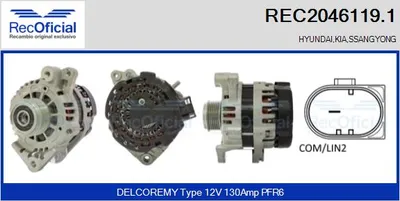 Alternator Kia CEE'D · Kia PRO CEE'D · Hyundai i20 II