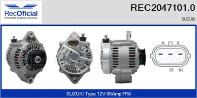 Alternator Suzuki VITARA · Suzuki BALENO Hatchback · Suzuki BALENO
