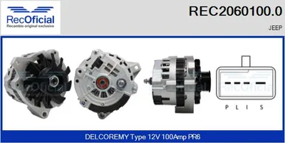 Alternator Jeep CHEROKEE