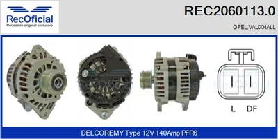Alternator Opel MERIVA A MPV · Opel ASTRA H · Opel ASTRA H Estate