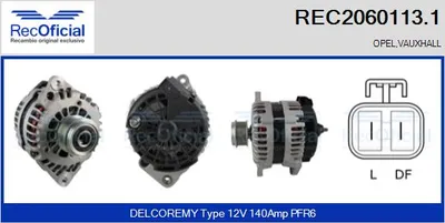 Alternator Opel MERIVA A MPV · Opel ASTRA H · Opel ASTRA H Estate
