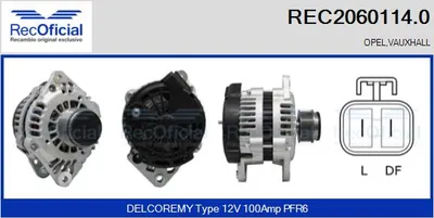 Alternator Opel MERIVA A MPV · Opel ASTRA H · Opel ASTRA H Estate