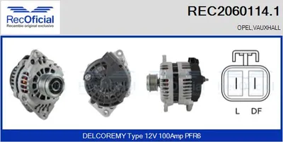 Alternator Opel MERIVA A MPV · Opel ASTRA H · Opel ASTRA H Estate