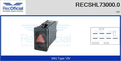 Hazard Warning Light Switch Vw PASSAT B5 · Vw PASSAT B5 Variant · Vw PASSAT B5.5