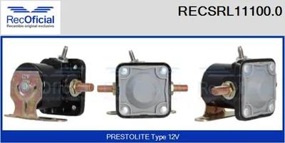 Relay, starter engine