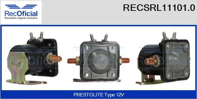 Relay, starter engine