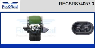 Series Resistor, electric motor (radiator fan) Fiat GRANDE PUNTO · Fiat BRAVO II · Fiat 500