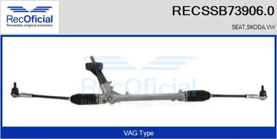 Steering Gear Vw UP! · Seat Mii · Skoda CITIGO