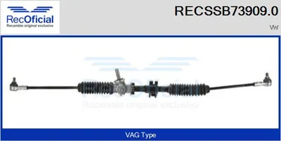 Steering Gear Vw JETTA I · Vw SCIROCCO · Vw GOLF I Cabriolet