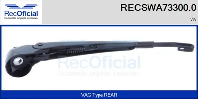 Wiper Arm, window cleaning Vw GOLF IV · Vw GOLF V