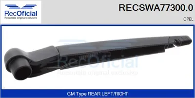 Wiper Arm, window cleaning Opel ASTRA G Estate · Opel ASTRA G Estate Van · Opel ASTRA G CLASSIC Caravan