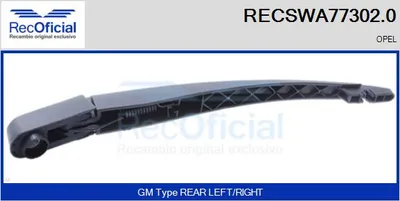 Wiper Arm, window cleaning Opel CORSA C · Opel CORSA C Hatchback Van · Opel MERIVA A MPV