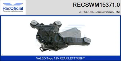 Wiper Motor Peugeot 807 · Citroën C8 · Lancia PHEDRA