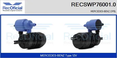 Washer Fluid Pump, window cleaning Opel COMBO Box Body/MPV · Mercedes-Benz G-CLASS · Opel CORSA A Hatchback