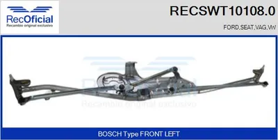 Wiper Linkage Ford GALAXY II · Vw SHARAN · Seat ALHAMBRA