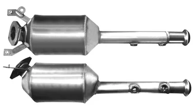 Soot/Particulate Filter, exhaust system Renault MEGANE II