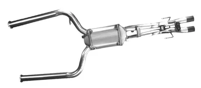 Soot/Particulate Filter, exhaust system Jaguar XJ