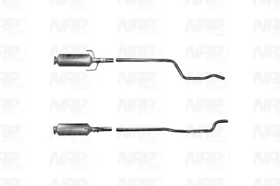 Soot/Particulate Filter, exhaust system Opel MERIVA A MPV · Vauxhall MERIVA A