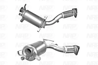 Soot/Particulate Filter, exhaust system Vw TOUAREG