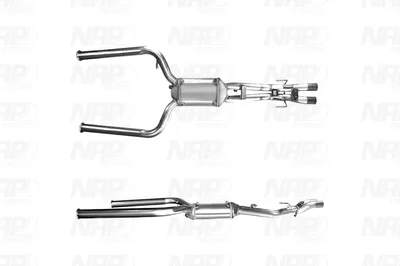 Soot/Particulate Filter, exhaust system Jaguar XJ
