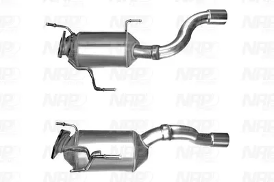 Soot/Particulate Filter, exhaust system Audi Q7 · Porsche CAYENNE · Vw TOUAREG