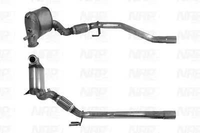 Soot/Particulate Filter, exhaust system Audi A3 · Audi A3 Sportback · Seat ALTEA