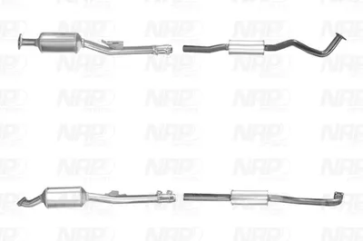 Soot/Particulate Filter, exhaust system Mitsubishi OUTLANDER II