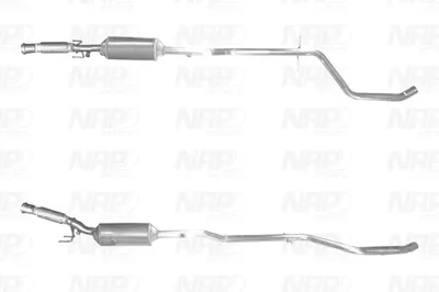 Soot/Particulate Filter, exhaust system Citroën C5 III · Citroën C5 III Break · Peugeot 407