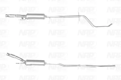 Soot/Particulate Filter, exhaust system Citroën C5 III · Citroën C5 III Break · Peugeot 407