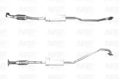 Catalytic Converter Toyota AVENSIS Saloon · Toyota AVENSIS Estate · Toyota AVENSIS