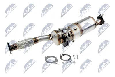 Soot/Particulate Filter, exhaust system Nissan QASHQAI I
