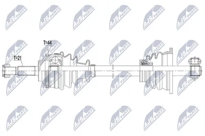 Drive Shaft Nissan KUBISTAR Van · Renault KANGOO · Renault CLIO II