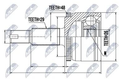 Joint Kit, drive shaft Land Rover DISCOVERY III · Land Rover RANGE ROVER SPORT I · Land Rover DISCOVERY IV