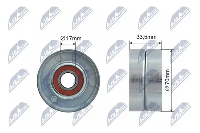 Tensioner Pulley, V-ribbed belt Alfa Romeo 159 · Alfa Romeo BRERA · Alfa Romeo 159 Sportwagon