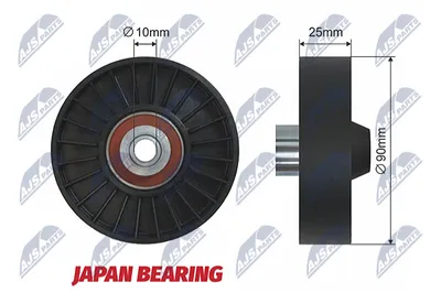 Deflection/Guide Pulley, V-ribbed belt Alfa Romeo 145 · Alfa Romeo 155 · Alfa Romeo 146