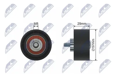 Deflection Pulley/Guide Pulley, timing belt Alfa Romeo 145 · Alfa Romeo 155 · Alfa Romeo 146