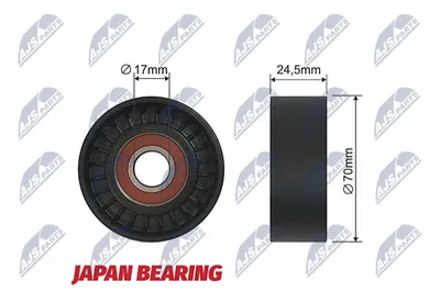 Tensioner Pulley, V-ribbed belt Citroën XANTIA · Citroën EVASION MPV · Citroën XANTIA Break