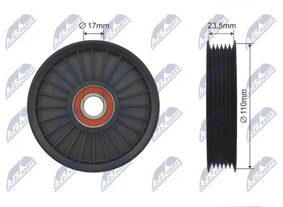 Deflection/Guide Pulley, V-ribbed belt Gmc S15 JIMMY SUV · Chevrolet BLAZER S10 · Chevrolet LACETTI