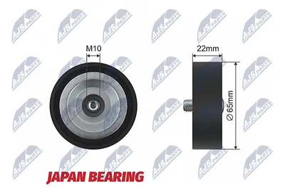 Deflection/Guide Pulley, V-ribbed belt Hyundai GETZ · Hyundai ACCENT III · Hyundai ACCENT III Saloon