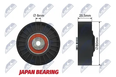 Deflection/Guide Pulley, V-ribbed belt Mercedes-Benz 124 Coupe · Mercedes-Benz 124 Saloon · Mercedes-Benz 124 T-Model