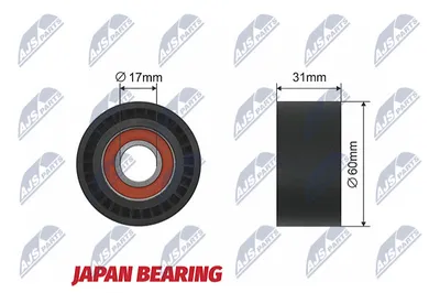 Deflection/Guide Pulley, V-ribbed belt Nissan INTERSTAR Bus · Nissan INTERSTAR Van · Nissan INTERSTAR Platform/Chassis