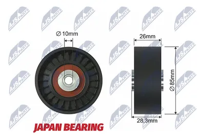 Deflection/Guide Pulley, V-ribbed belt Opel VECTRA C · Opel VECTRA C GTS · Opel SIGNUM Hatchback