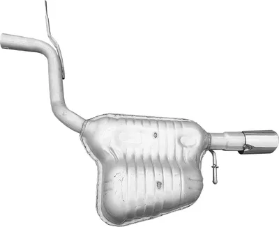 Rear Muffler Audi A6 C6 · Audi A6 C6 Avant