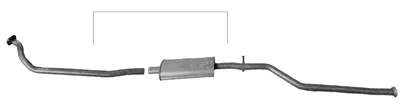Centre Muffler Citroën BERLINGO / BERLINGO FIRST Box Body/MPV · Citroën BERLINGO / BERLINGO FIRST MPV · Peugeot PARTNER Box Body/MPV