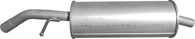 Rear Muffler Citroën C3 I · Citroën C3 Pluriel · Peugeot 1007